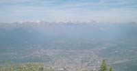 Feltre e vette Feltrine dalla cima del Tomatico