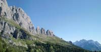 Pala e Costa della Madonna dal Rifugio Scarpa