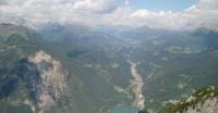 Lago di Alleghe e Val Fiorentina dalla vetta di Col Rean 