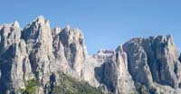 Passo delle Scalette tra Spiz de Ciampiè e Crepe di Larsech 