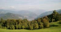 Veduta sul Lago di Arsiè dal Col Lavar 