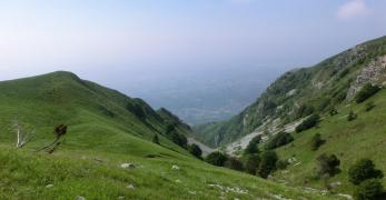 Lo sbocco della Valfredda sulla Pianura Friulana 