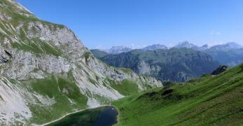 Il Lac de Negher dall' omonima Forcella 