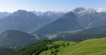 La Valle del Biois dai prati del Col Mont  