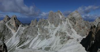 Le Cime Valbona e le Crode di Ciamin dal Passo Antermonia