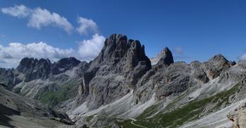 L’alta Valle del Vaiolet con il Catinaccio Centrale