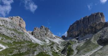 L’alta Valle del Vaiolet fra le Cime Valbona e Antermoia