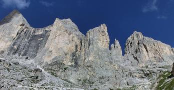 La Parete Est di Cima Catinaccio e le Torri del Vajolet