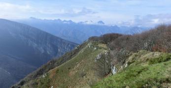 La cresta sud del Monte Fara