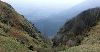 Ripido Canalone sul versante sud del Monte Fara