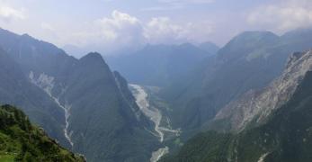 La Val Cimoliana dalla Cima del Dosso Nadei