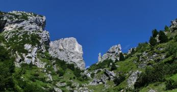 Forcella Intrigos e il Monte Pizzocco