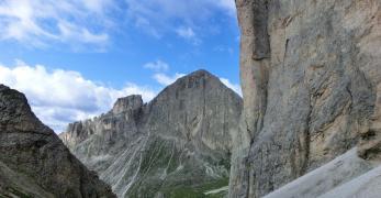 La Roda de Vael salendo al Passo delle Cigolade