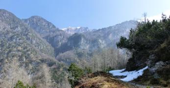 Lungo la Strada degli Alpini