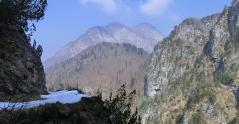 Lungo la Strada degli Alpini