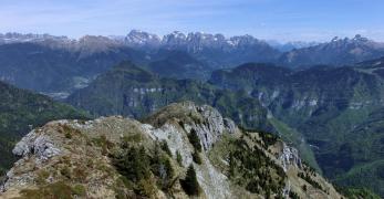 La Val di Lozen con il Monte Totoga