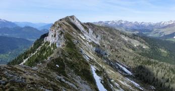 La cima occidentale del Monte Coppolo