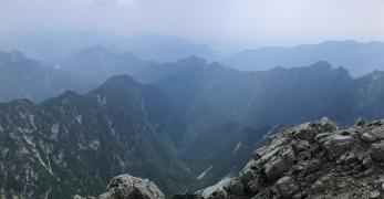 La Val Tramontina dalla vetta delle Caserine Alte