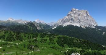 La Val Posedera con il Monte Pelmo sullo sfondo