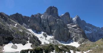 Il Lago Coldai sotto le Torri di Coldai, Alleghe e Valgrande