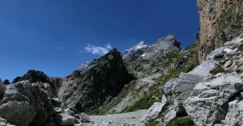 Verso il Rifugio Sonino al Coldai