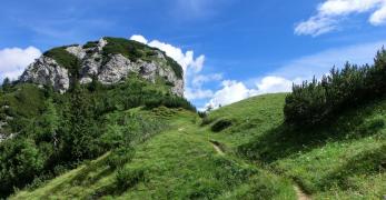 La cima settentrionale del Monte Crot