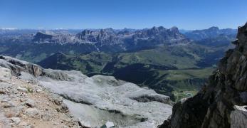 Il Gruppo di Fanes con il Sasso della Croce, il Piz della Varela e il Gruppo delle Tofane