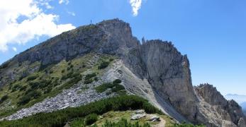 Il versante settentrionale del Corno Bianco