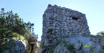 Postazione per riflettore sull'ala destra austro-ungarica 