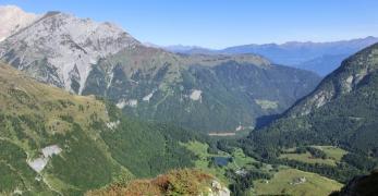 Panorama verso il territorio austriaco 