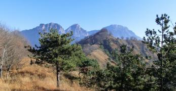 La dorsale del Monte Lupo